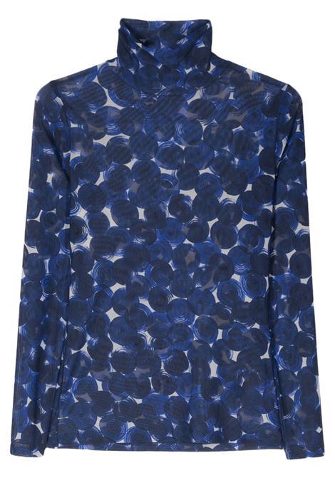 Multicolored graphic-print Hoyser top Dries van noten - women